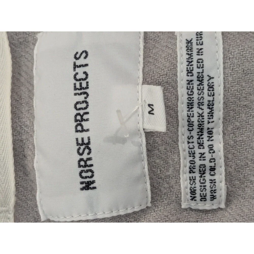 Norse Projects Gray Soft Cotton Button Ups Shirt